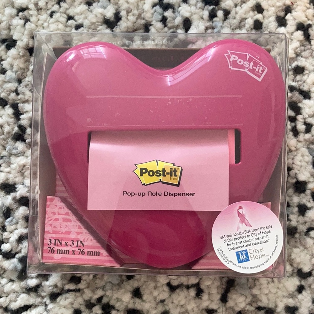 Pop up note dispenser